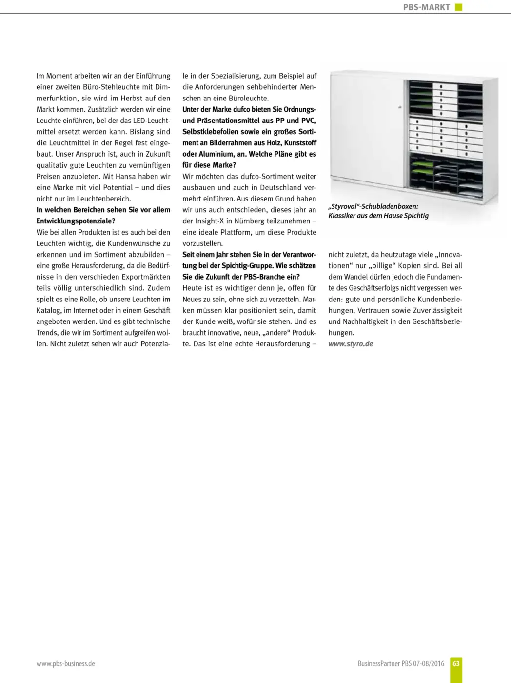 Artikel im PBS-Business-Deutschland Seite 2