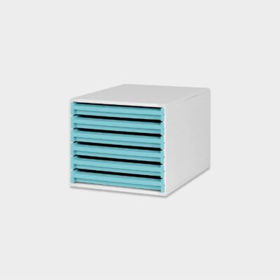 styroindividuell-Aufbewahrung-Schubladenbox-Klein-A4-27mm-Aqua-main-1-styro-ag