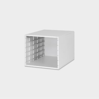 styroindividuell-Aufbewahrung-Schubladenbox-Gehäuse-leer-klein-A4-Grau-main-1-styro-ag