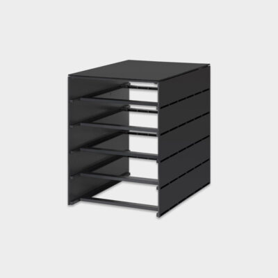 styroval-pro-Aufbewahrung-Schubladenbox-Gehäuse-leer-Hoch-5er-schwarz-main-1-styro-ag