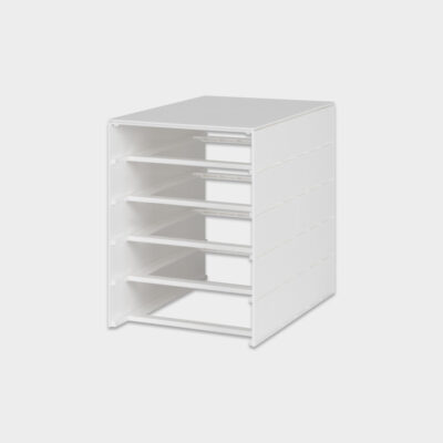 styroval-pro-Aufbewahrung-Schubladenbox-Gehäuse-leer-Hoch-5er-weiss-main-1-styro-ag