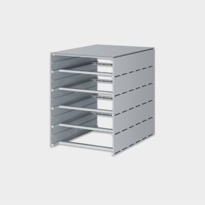 styroval-pro-Aufbewahrung-Schubladenbox-Gehäuse-leer-niedrig-10er-grau-main-1-styro-ag
