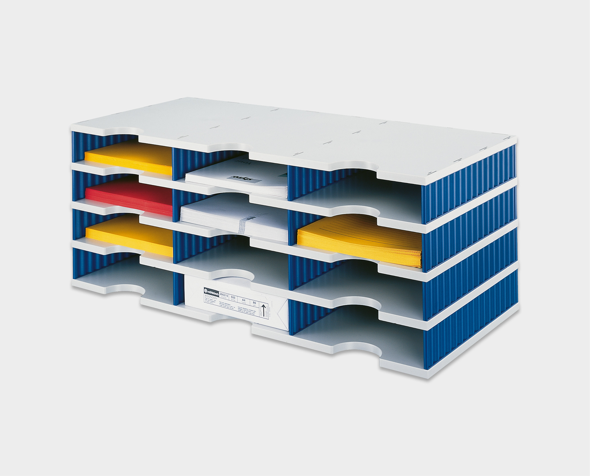 styrodoc-trio-Schubladenboxen-Ablagesystem-weiss-blau-4er-main-1-styro-ag