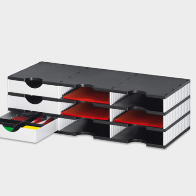 styrodoc-trio-Schublade-Schubladenboxen-Ablagesystem-schwarz-weiss-weiss-3er-main-2-styro-ag
