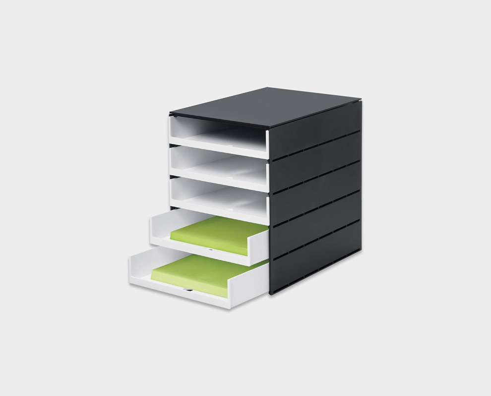 styroval-blackandwhite-Aufbewahrung-Schubladenbox-offen-C4-5S-main-1-styro-ag