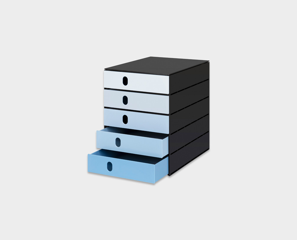 styroval-color-flow-Schubladenbox-Ablagesystem-blau-5er-main-1-styro-ag