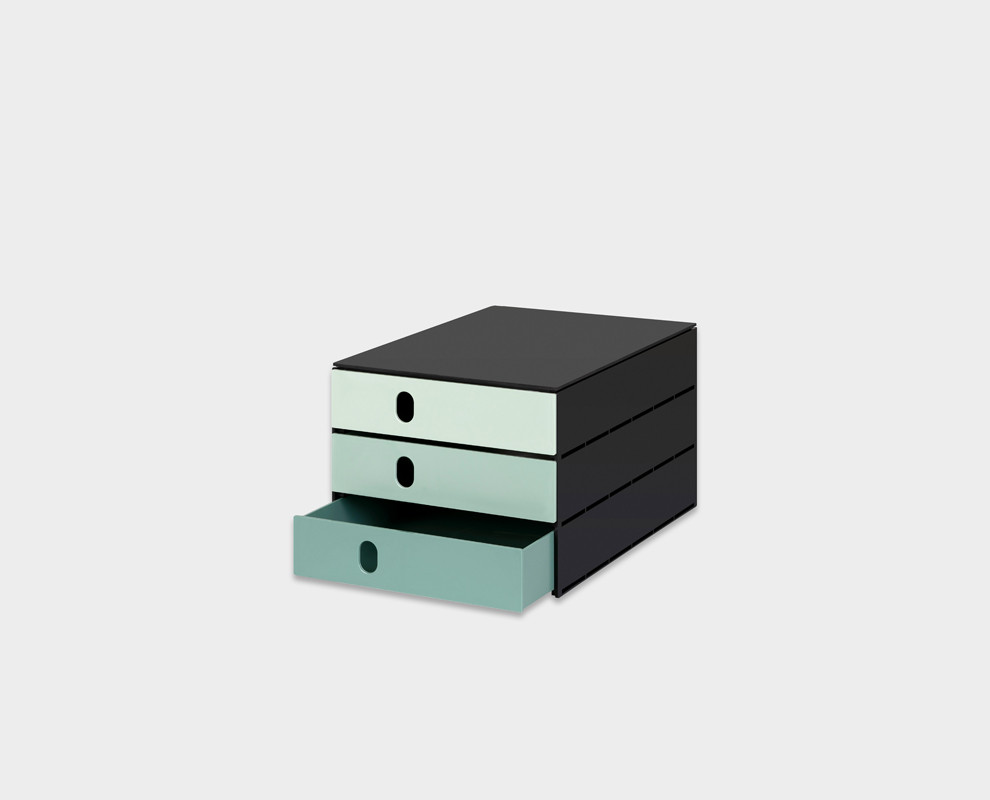 styroval-color-flow-Schubladenbox-Ablagesystem-grün-3er-main-1-styro-ag