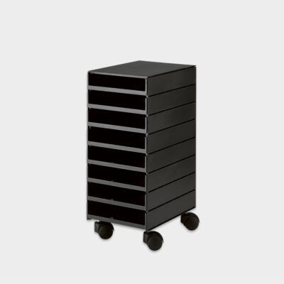 styroval-trolley-Aufbewahrung-Schubladenbox-offen-8s-schwarz-schwarz-main-1-styro-ag