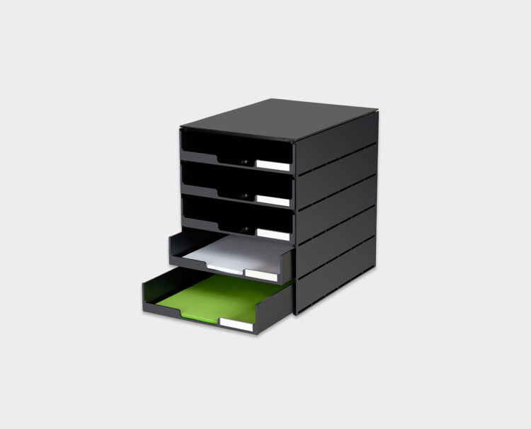 styroval-Aufbewahrung-Schubladenbox-offen-C4-5s-schwarz-main-1-styro-ag