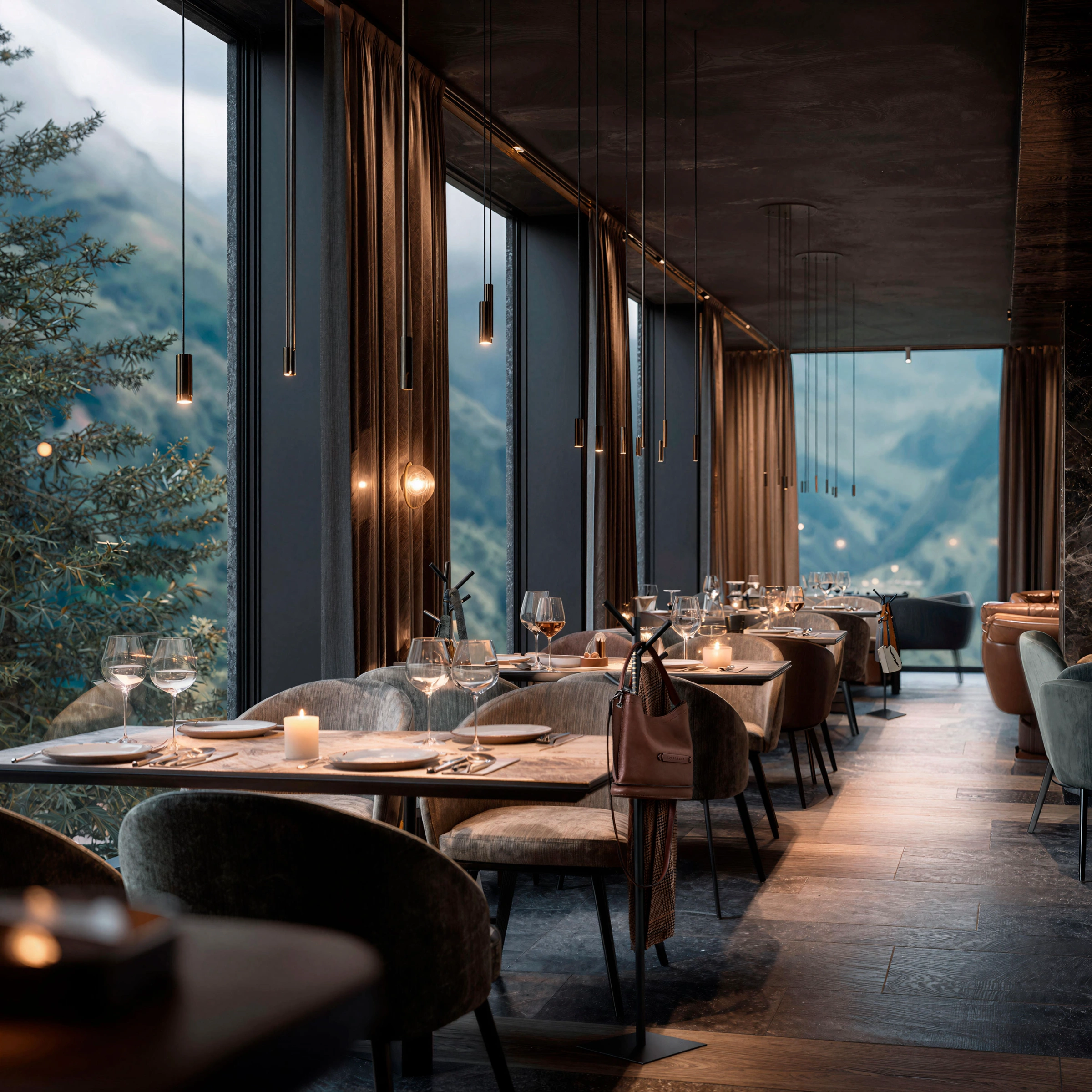 Taschenbaum-Taschenständer_Restaurant_styro-ag_Mood_2