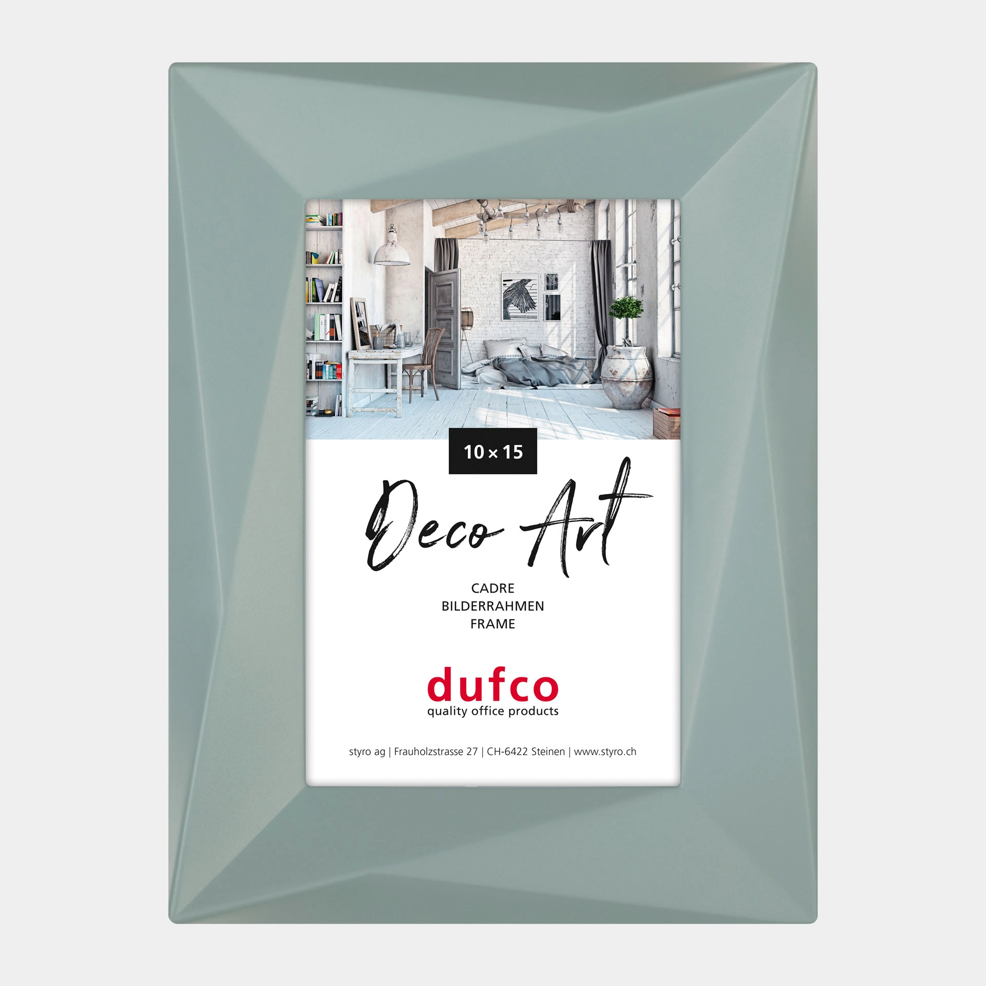 dufco-deco-art-bilderrahmen-kunststoff-grüngrau-10x15-main-1-styro-ag